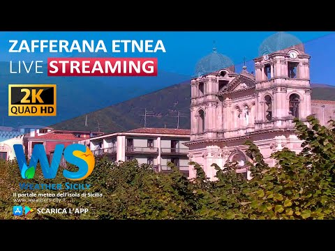 🔴 Zafferana Etnea - Panoramica Etna e Chiesa Madre