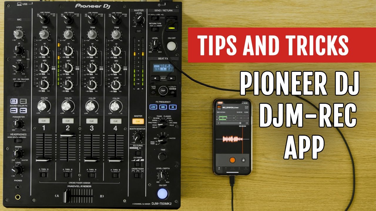 Pioneer DJ's DJMREC App Review Tips and Tricks YouTube