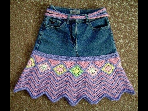 customizar jeans com croche