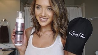 My Self Tanning Routine | How To Use Loving Tan 2 HR Express