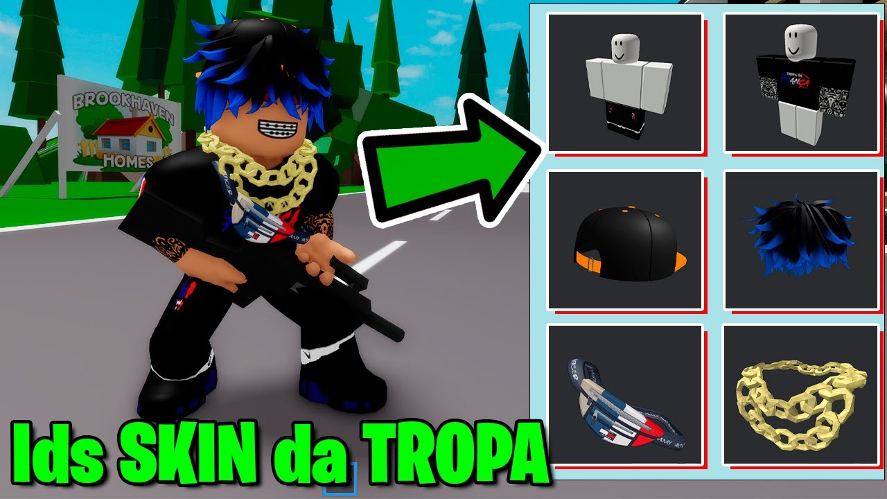 9 ids de skins de tropa no mapa de id no roblox 