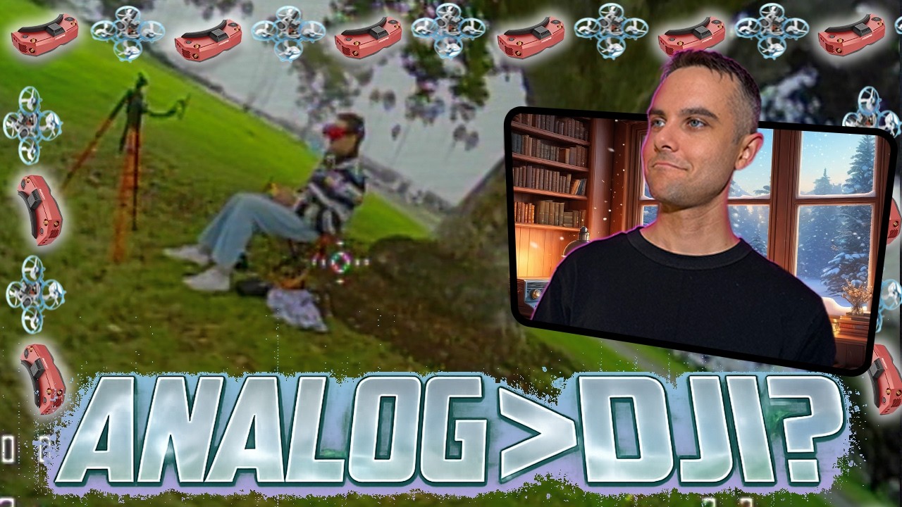 После года полетов на дронах DJI я попробовал аналоговые камеры... (HDZ Goggle 2 и Air 75)