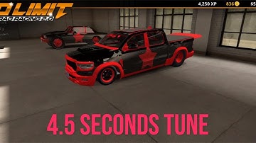 4.5 SECONDS DRAGSTER TUNE IN NO LIMIT 2.0