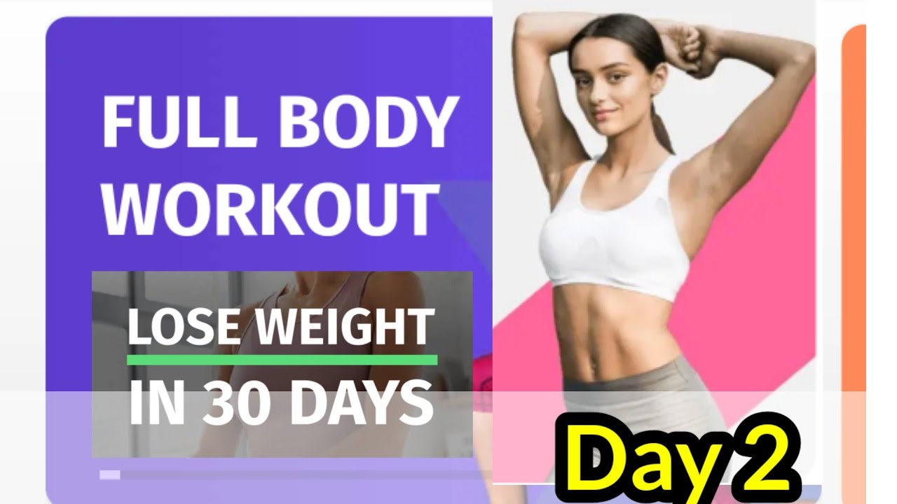 lose weight in 30 days. day2 YouTube