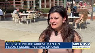 Raleigh man charged with peeping on NC State student