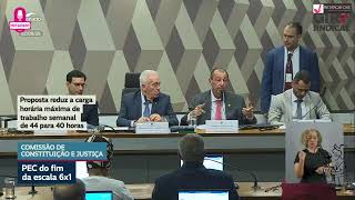 Ao vivo: CCJ vota fim da escala 6x1 - 2/9/26