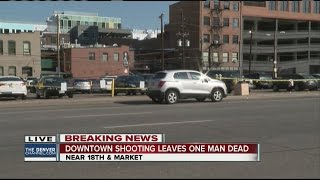 Downtown shooting leaves 1 man dead