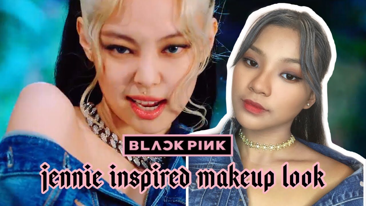 JENNIE Inspired Makeup Look From HOW YOU LIKE THAT MV • Makeup tutorial ...