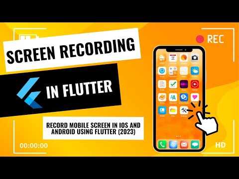 How to record mobile screen in flutter? Android + IOS (2023)  || 2 mins