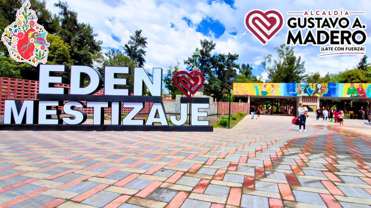 El nuevo Parque "EDEN MESTIZAJE" en la Gustavo A. Madero 🇲🇽 - YouTube