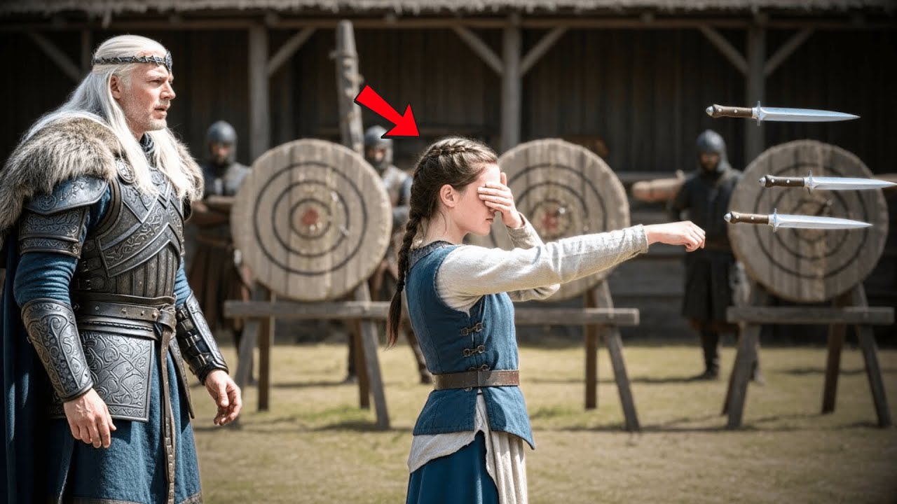 The Wolf King Laughed at the Knife Drill — Until She Hit All Three Targets Without Looking