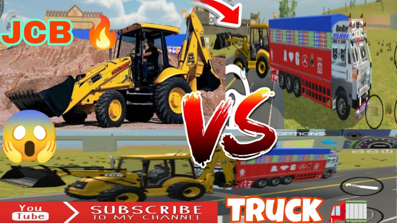 JCB 🔥 vs truck 🚛 Tochan full masti 😱 Full funny videos 