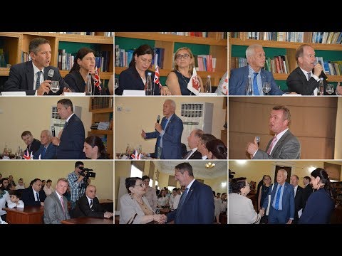 აკაკი წერეთლის სახელმწიფო უნივერსიტეტს ბრიტანეთის პარლამენტის დელეგაცია სტუმრობდნენ