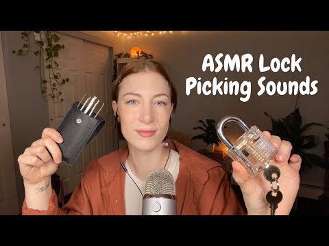ASMR 99% of you WILL fall asleep these lock picking sounds | Whispered, lock picking, gears moving