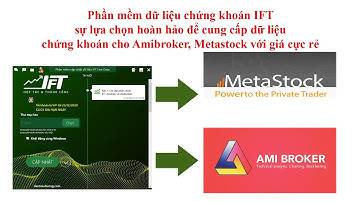 Phần mềm cập nhật dữ liệu chứng khoán cho Amibroker, Metastock Realtime IFT LIVE DATA