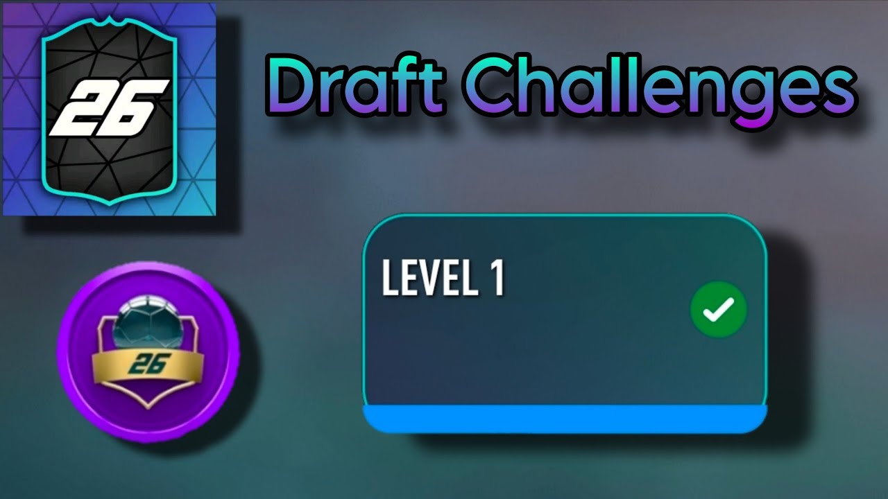 Draft Challenges 🌐 Level 1 | Smoq Games 26 
