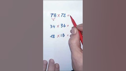 Amazing Multiplicatio 😃 #maths #braintestsolution #mathstricks #mathpuzzle