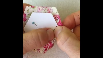 Basics of English Paper Piecing: Thread Basting