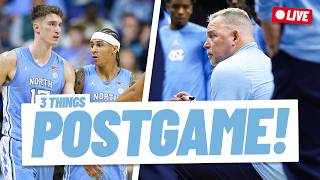 STRONG Second Half Sends UNC Past USC In Michael Malone's Debut | 3 Things Postgame LIVE