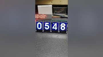 Weekend Projects: ESP8266 SD Card 4x ST7735S TFT LCD WiFi Digital Clock #Shorts
