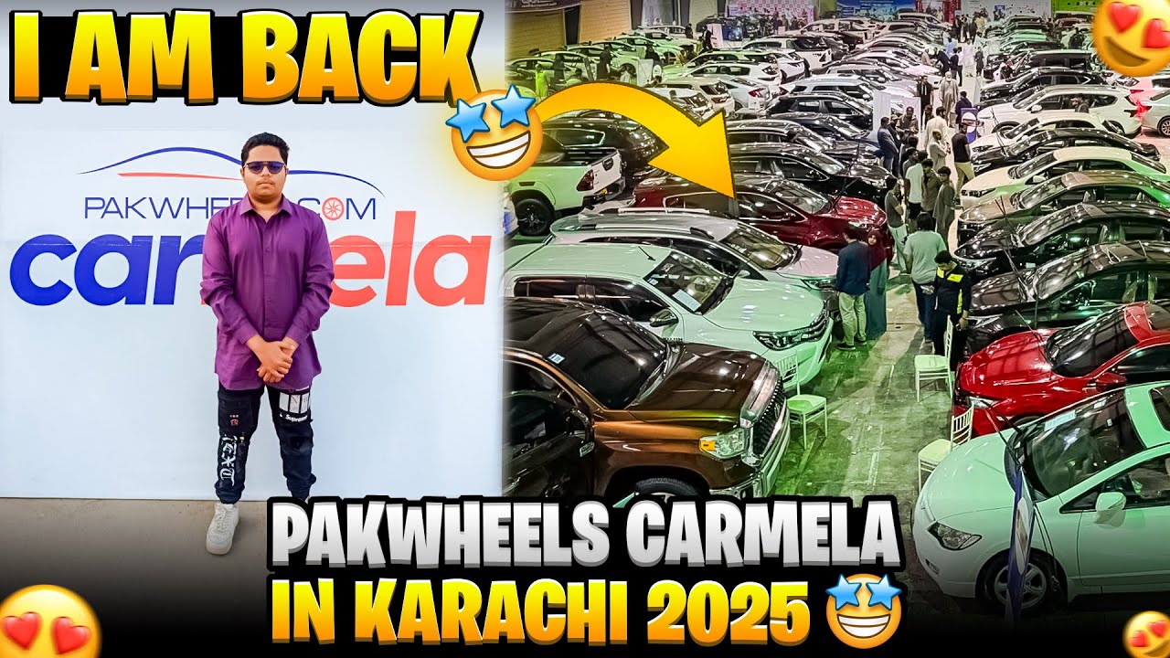 Pakwheels Car Mela In Karachi 2025 🤩 | I Am Back 🎉