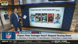 GET UP | Peter Schrager Names the Players He Can’t Stop Hearing About: 1 Caleb Downs 2 Sonny Styles