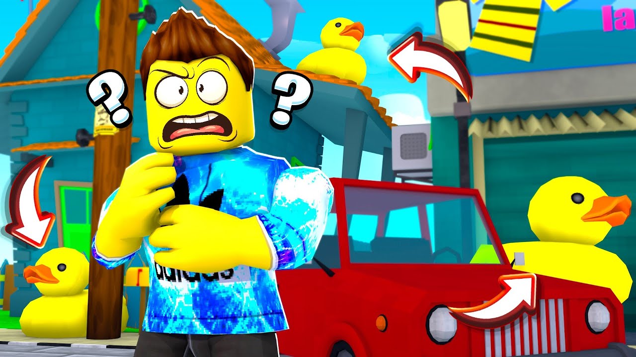 Finding ALL 10 Secret Rubber Duck Location In Mad City Roblox!