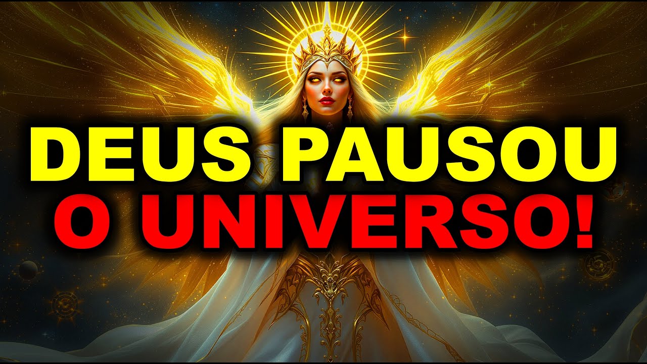 ESCOLHIDO, DEUS PAUSOU O UNIVERSO... PRA TE APLAUDIR DE PÉ! 🤗👏