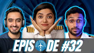 Getting First Airline Job experience by Winged Engineer | Pilot Podcast EP 32 with Capt. Neha