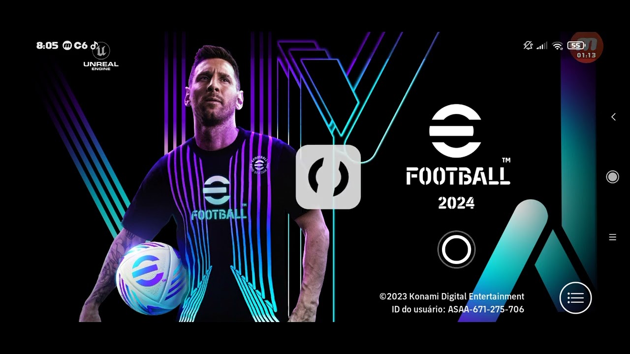 CapCut_como baixar efootball 2024 não compatível