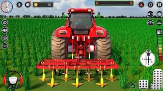 Modern Farming Tractor Simulator 2022 - Forage Plow Farm Harvester - Android Gameplay screenshot 5