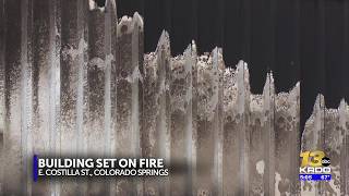 Police investigate potential arson at Colorado Springs commercial building