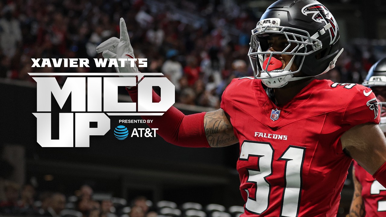 Thumbnail for Xavier Watts mic'd up | Atlanta Falcons | NFL