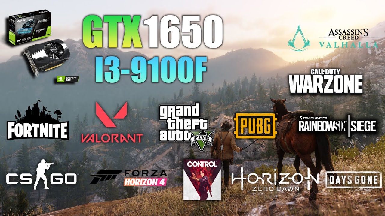 La cabra Billy total trampa GTX 1050 Ti + I3 9100F Test in 10 Games in 2022 - YouTube