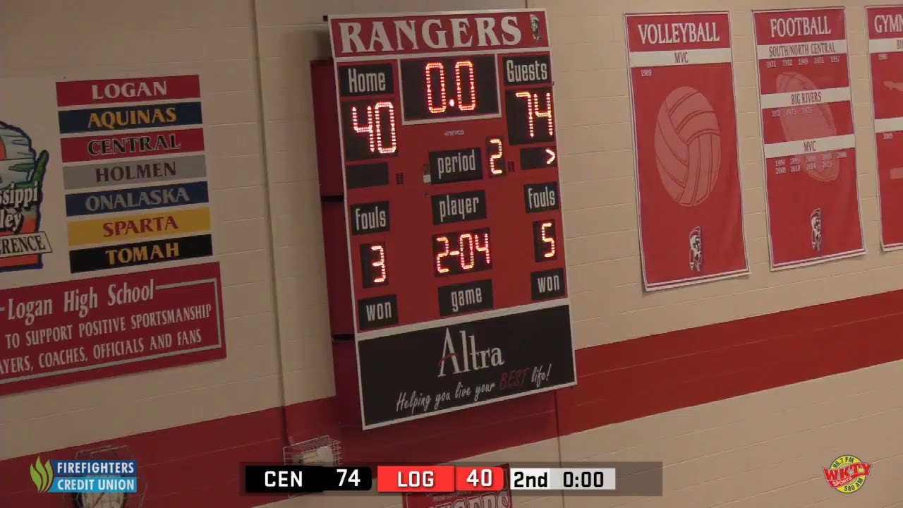 La Crosse Central at La Crosse Logan MVC Boys Basketball YouTube