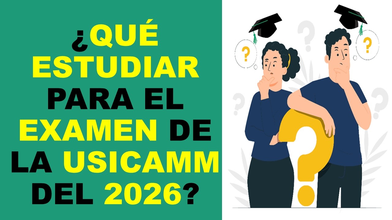 Soy Docente: ¿QUÉ ESTUDIAR PARA EL EXAMEN DE LA USICAMM DEL 2026?