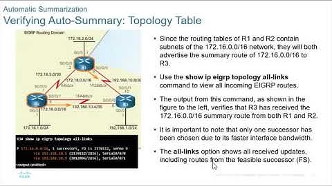Chapter 7 EIGRP Tuning and Troubleshooting