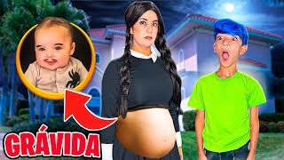 A WANDINHA ADDAMS ESTÁ GRÁVIDA E VAI TER UM BEBÊ NA NOSSA CASA ! FAMÍLIA ROCHA LUCAS ROCHA