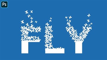 Text Dispersion Effect In Photoshop | Typography | Text Photoshop