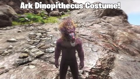 Dinopithecus Costume! (Ark Lost Island)