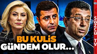 Selahattin Demirtaş Istakoz Şebnem Bursalı Ekrem İmamoğlu Altan Sancardan Kritik Kulis