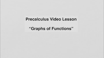 2.2 Graphs of Functions