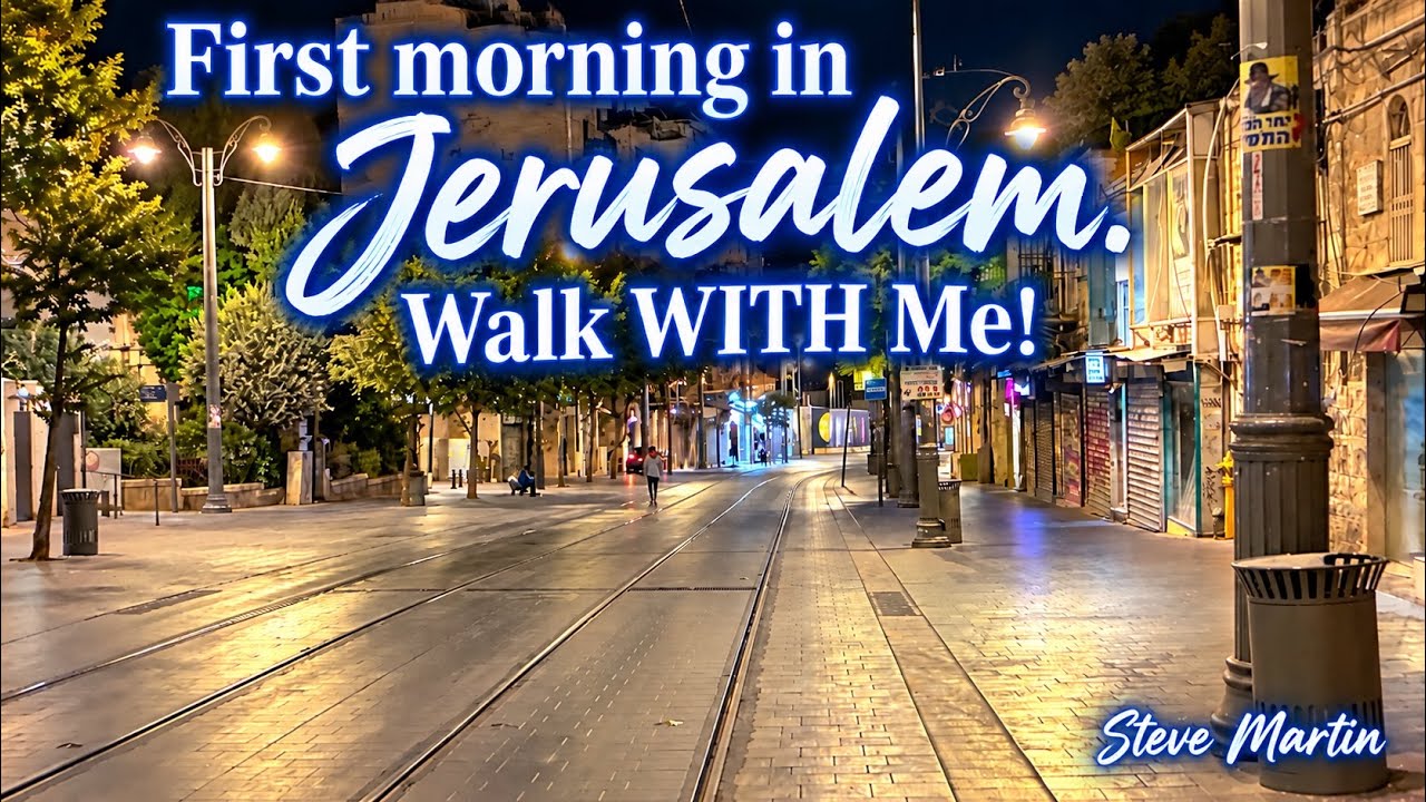 First morning of our “Back To Jerusalem. Again.” Adventure. Walk with me.