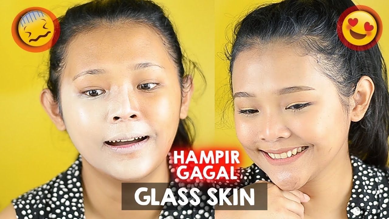 Korean Glass Skin Makeup Tutorial Di Kulit Indonesia Asli HAMPIR