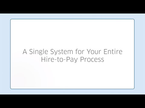 A Single System for Your Entire Hire-to-Pay Process