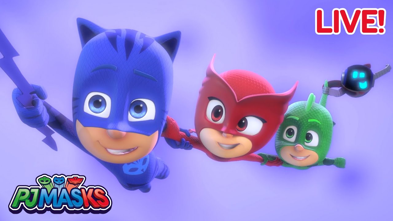 🔴 LIVE! PJ Masks Full Episodes 🔴 | PJ Masks to save the day! + More superhero cartoons | 