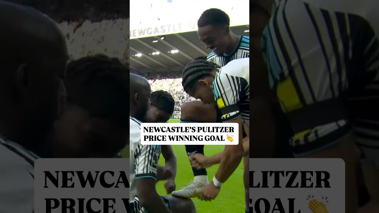 A PULITZER PRIZE WINNING POEM OF A GOAL PUTS NEWCASTLE IN FRONT OF LIVERPOOL #newcastle #liverpool