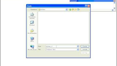 create database in Ms Visual FoxPro v9
