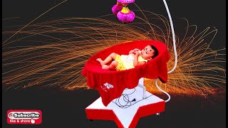 Home Made Electric Automatic  Baby Cot Making Full Video...