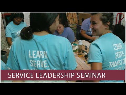 Freshmen learn to lead and serve with SLS at FSU